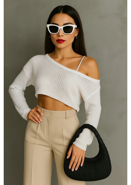 Kadın Siyah Çift Pileli Yüksek Bel Palazzo Kumaş Pantolon | Şık Ofis ve Günlük Kombinler Için