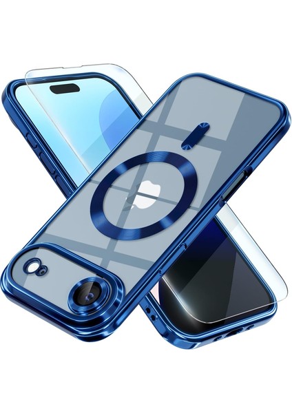 Iphone 17 Air Uyumlu Magsafe Destekli Kamera Korumalı Şeffaf Yumuşak Telefon Kılıfı