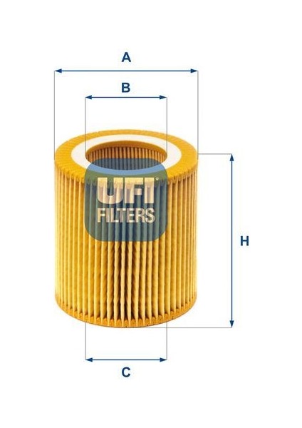 Ufı 2517100 - Yag Fıltresı Bmw N20 F10 F20 F30 F22 F32 F34 F36 E84 Z4 E89