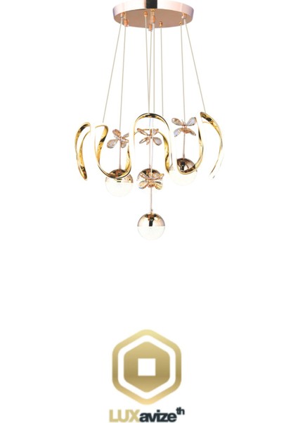 BADE LEDLİ GOLD MODERN AVİZE indirimleri