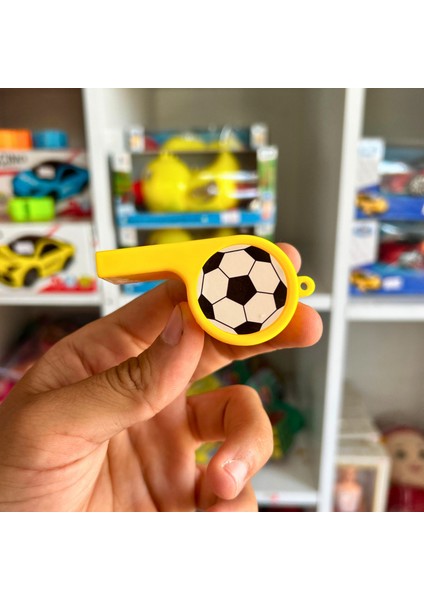 4’lü Renkli Plastik Düdük Seti - Sarı Mavi Turuncu Yeşil Parti Spor Etkinlik Oyuncak Düdük indirimleri
