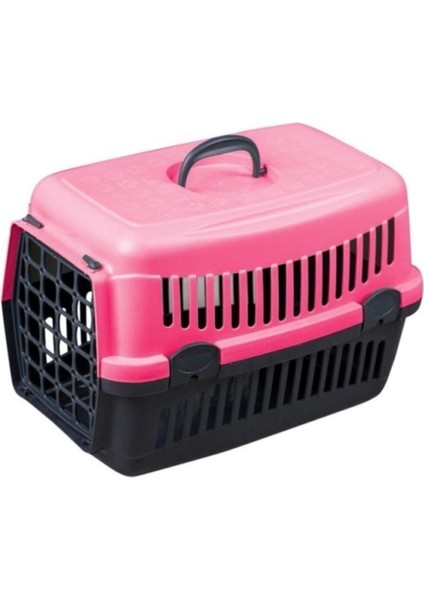 Pembe Çok Renkli Taşıma Çantası, Pratik ve Şık Tasarım