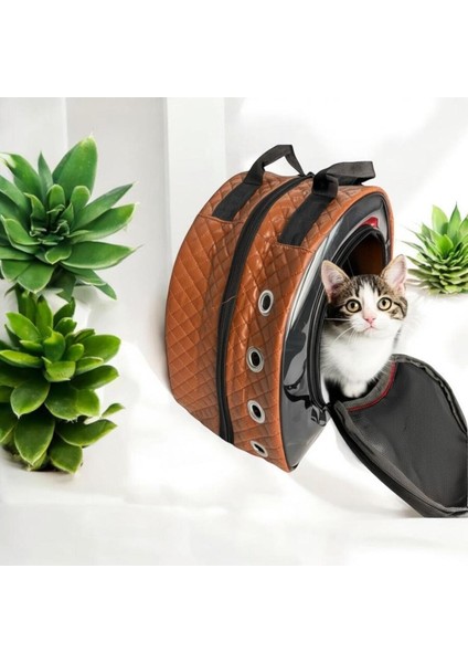Çok Renkli Kapitone Evcil Hayvan Taşıma Çantası, Rahat ve Şık Sırt Çantası modelleri