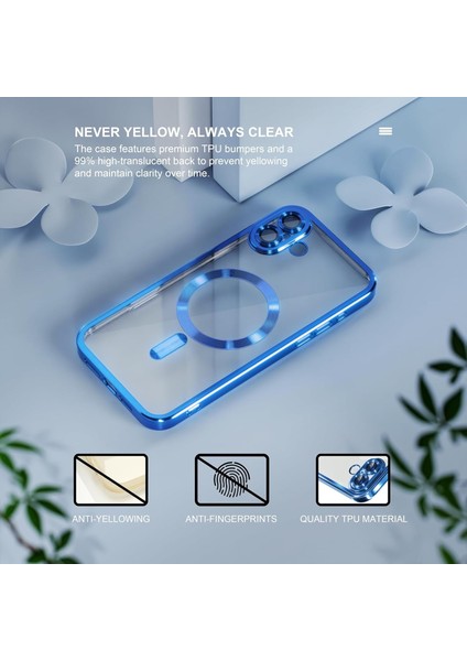 Iphone 17 Uyumlu Magsafe Destekli Kamera Korumalı Şeffaf Yumuşak Telefon Kılıfı