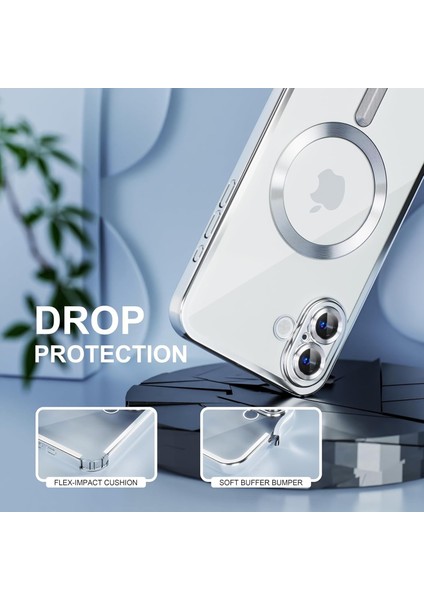 Iphone 17 Uyumlu Magsafe Destekli Kamera Korumalı Şeffaf Yumuşak Telefon Kılıfı indirimleri