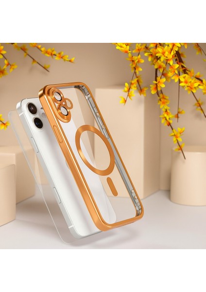 Iphone 17 Uyumlu Magsafe Destekli Kamera Korumalı Şeffaf Yumuşak Telefon Kılıfı