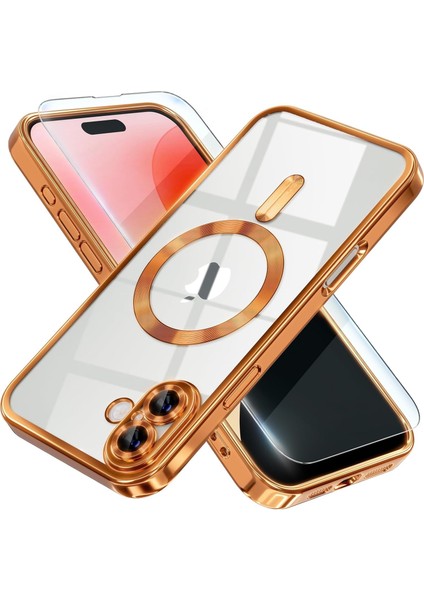 Iphone 17 Uyumlu Magsafe Destekli Kamera Korumalı Şeffaf Yumuşak Telefon Kılıfı