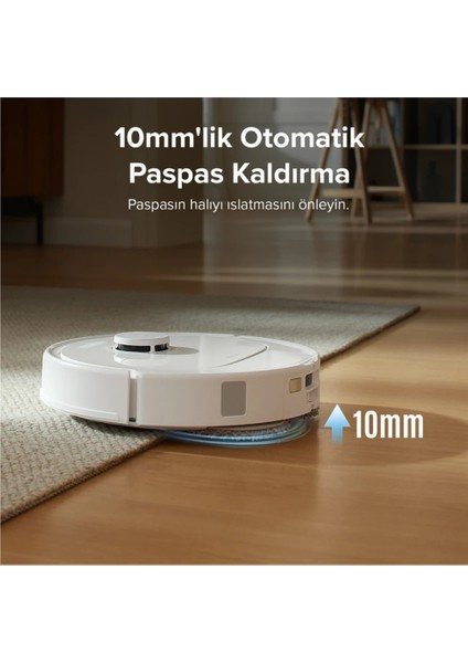 7000 Pa Emiş Gücü , Planlanmış Temizlik ve Oda Algılama Ile Qrevo Maxv Çöp Istasyonlu Akıllı Robot Süpürge indirimleri