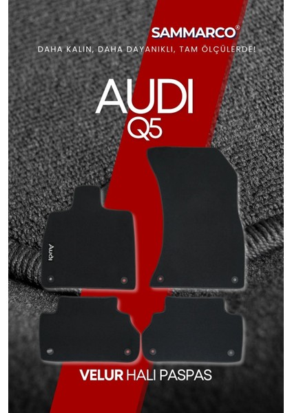 Audi Q5 2020 Halı Paspas Velur Paspas Kumaş Paspas Oto Paspas modelleri