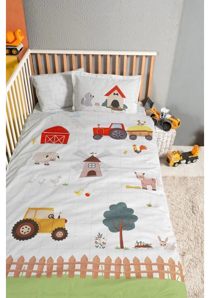 Ranforce Bebek Nevresim Takımı KNZ-001 Farming