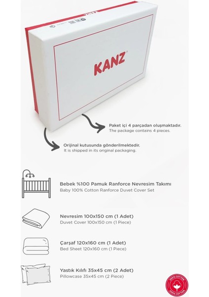 Ranforce Bebek Nevresim Takımı KNZ-001 Elephant indirimleri