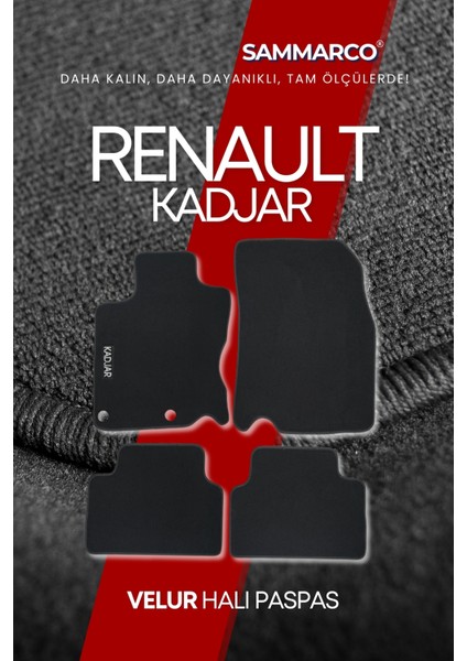 Renault Kadjar 2022 Halı Paspas Velur Paspas Kumaş Paspas Oto Paspas modelleri