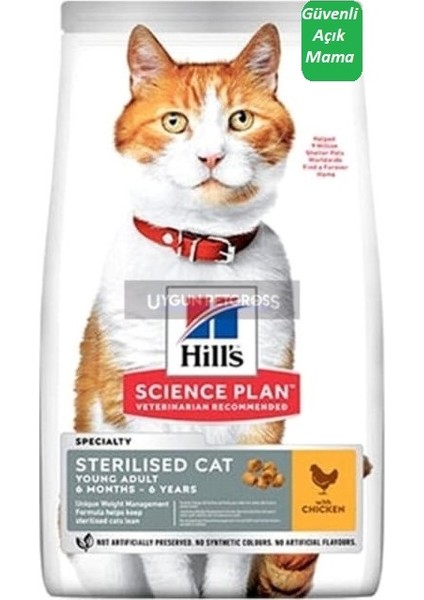 Young Adult Sterilised Tavuklu Kısırlaştırılmış Yetişkin Kedi Maması 1 kg