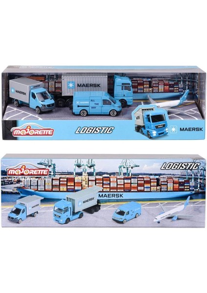 Bfs 212057290 Majorette Maersk Lojistik Arabaları 4 Parça -Simba fırsatları