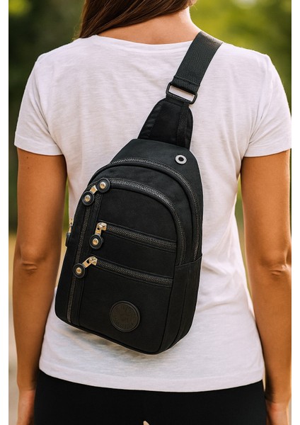 Kadın Krinkıl Kumaş Çapraz Tek Kol Göğüs ve Omuz Sırt Çantası-Crossbody Bag fiyatları