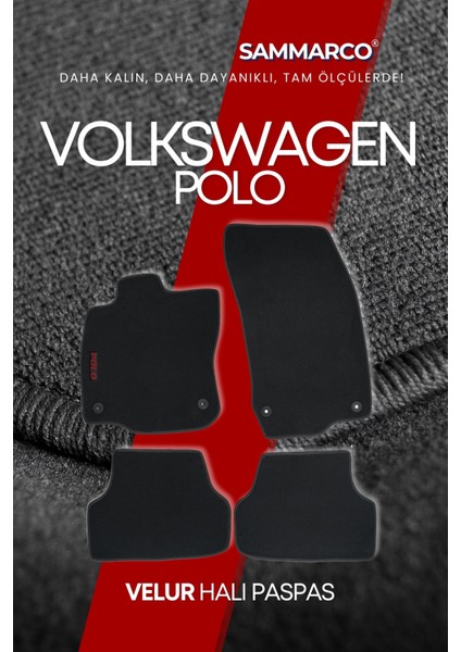 Volkswagen Polo 2025 Halı Paspas Velur Paspas Kumaş Paspas Oto Paspas modelleri