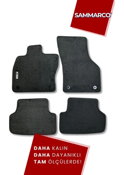 Skoda Octavia 2024 Halı Paspas Velur Paspas Kumaş Paspas Oto Paspas