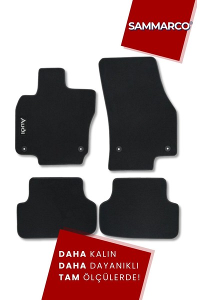 Audi Q2 2023 Halı Paspas Velur Paspas Kumaş Paspas Oto Paspas