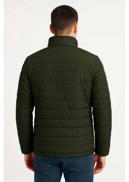 Monsi-Erkek Bomber Mont Ceket – Su Itici Kumaş, Kapitone Astarlı, Fermuarlı, Kışlık fırsatları