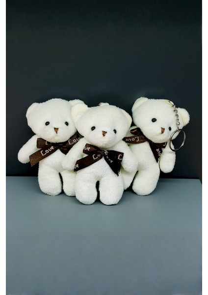 Büro Ev Ofis Hediyesi Için Krem Fiyonklu Ayıcık Anahtarlık fiyatları