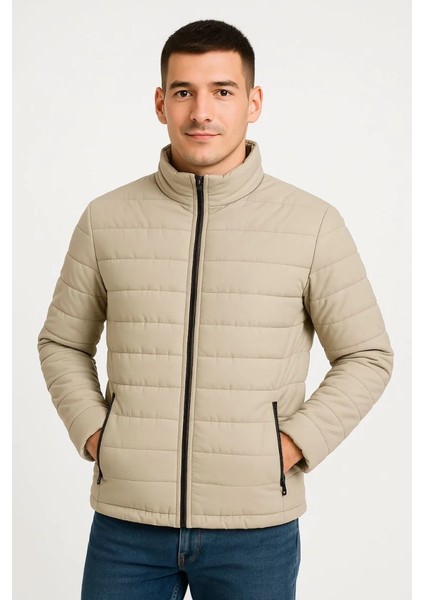 Monsi-Erkek Bomber Mont Ceket – Su Itici Kumaş, Kapitone Astarlı, Fermuarlı, Kışlık modelleri