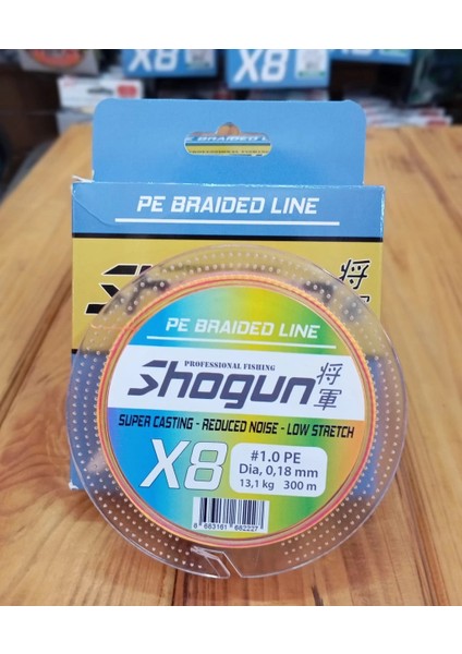 X8 300MT Multicolor Ip Misina 0,13MM modelleri