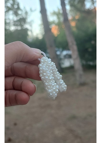 Nal Şeklinde, Cevşenli Araç Içi Ya Da Kapı Süsü / Nazarlık / 4x4 cm / Beyaz Inci fırsatları