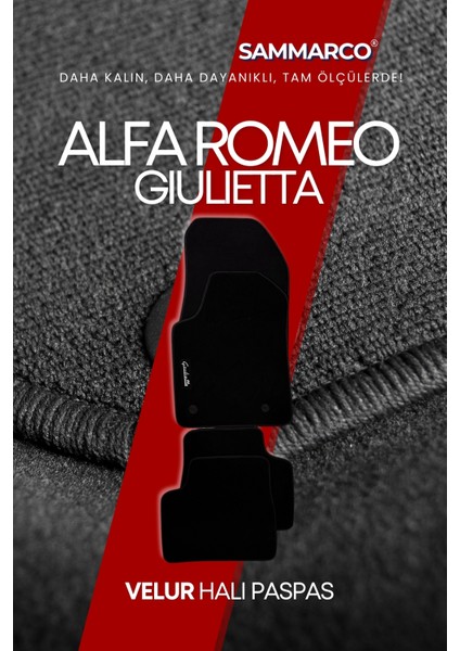 Alfa Romeo Giulietta 2013 Halı Paspas Velur Paspas Kumaş Paspas Oto Paspas modelleri
