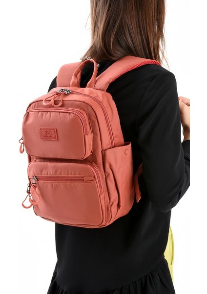 Unisex Sırt Çantası Paraşüt Kumaş Hafif Çok Cepli Yağmur Itici Kumaş 34*24 cm 571 Collection