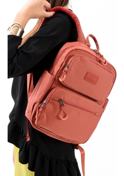 Unisex Sırt Çantası Paraşüt Kumaş Hafif Çok Cepli Yağmur Itici Kumaş 34*24 cm 571 Collection fiyatları