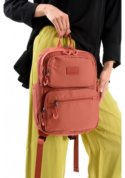 Unisex Sırt Çantası Paraşüt Kumaş Hafif Çok Cepli Yağmur Itici Kumaş 34*24 cm 571 Collection modelleri