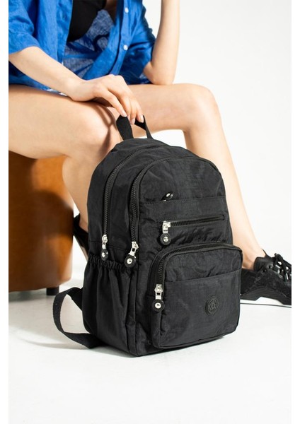 Unisex Sırt Çantası Günlük Kullanıma Uygun Lise Ortaokul Çantası Çok Cepli Okul Çantası 37*30 cm Klinkır fiyatları