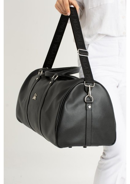 Seyehat Spor Çantası 38 Lt Kabin Boy Valiz 48*35 cm El Valizi Vegan Deri Unisex 48*35 cm Suni Deri