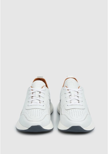 Beyaz Deri Erkek Ayakkabı modelleri