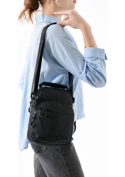 571 Collection Paraşüt Kumaş Unisex Postacı Çanta Elde Tutma Çapraz Askılı Omuz Çantası 25*15 cm