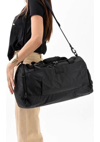 Unisex Kabin Boy Çapraz Askılı Omuz Çantası Seyehat Spor Çantası Hafif Paraşüt Kumaş 44*29 cm