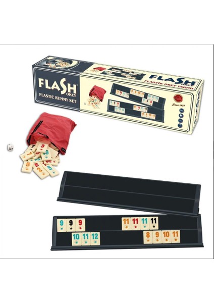 Flash Plastik Okey Takımı