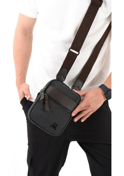 Kanvas Kumaş Telefon Çantası Erkek Postacı Çanta 20*12 cm Çapraz Askılı Omuz Çantası Mega Çanta fiyatları