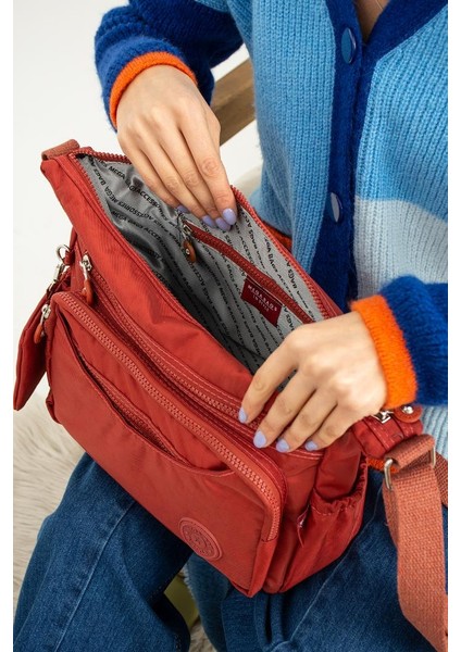 Klinkır Kadın Postacı Çanta Çok Cepli 30*20 cm Su Itici Kumaş Bayan Çapraz Askılı Omuz Çantası modelleri