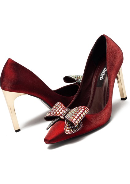 Taşlı Toka Detaylı Yüksek Topuklu Kadın Abiye Ayakkabı 4115 fırsatları