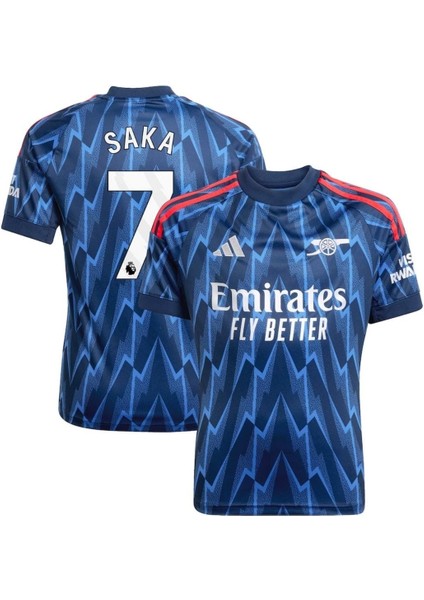 Arsenal 2025-26 Yeni Sezon Bukayo Saka Deplasman Forması (Newblue) modelleri