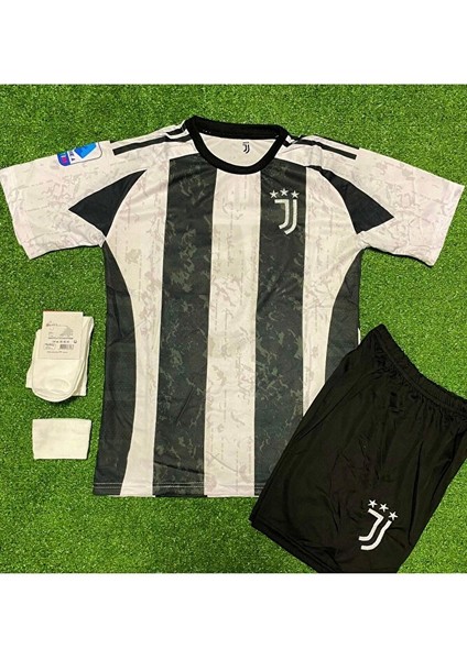 Juventuss 2024/25 Yeni Sezon Kenan Yıldız Iç Saha Çocuk Forması 4'lü Set (15) fiyatları