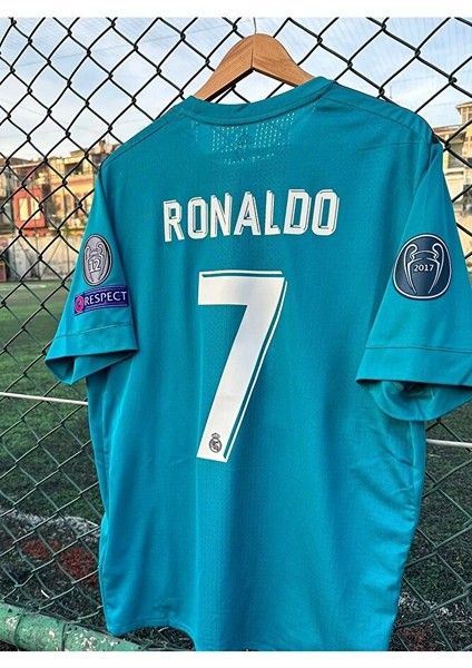 R.madridd 2017/18 Sezonu Cristiano Ronaldo Röveşata Kısa Kol Nostalji Forması modelleri