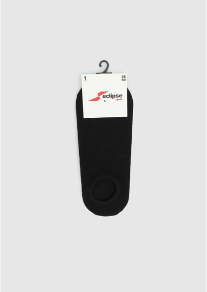 Siyah Eclipse Sport ES001 Siyah Sneaker Tekli Çorap