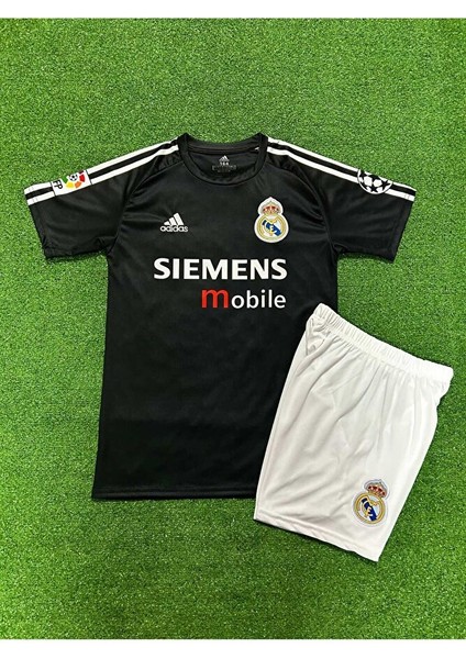 Real Madrid 2004/05 Sezonu David B.e.c.k.h.a.m Nostalji Çocuk Forması (Black)