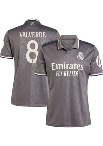R.e.a.l Madridd 2024/25 Yeni Sezon Federico Valverde Alternatif Forması (Thırd Shırt) modelleri