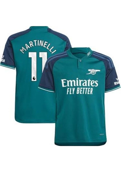Arsenal 2023--24 Sezonu Gabriel Martinelli Deplasman Forması