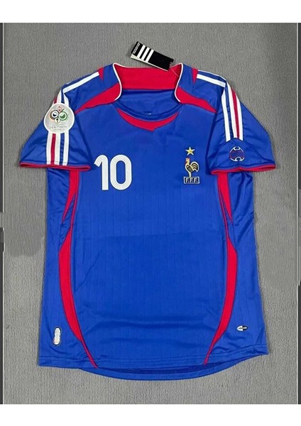 Fransa 2006 Dünya Kupası Zinedine Zidane Nostalji Forması (Blue) fırsatları