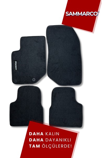 Peugeot 2008 2016 Halı Paspas Velur Paspas Kumaş Paspas Oto Paspas