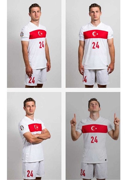 Türkiye Milli Takım Euro 2024 Semih Kılıçsoy Forması (Beyaz) fırsatları